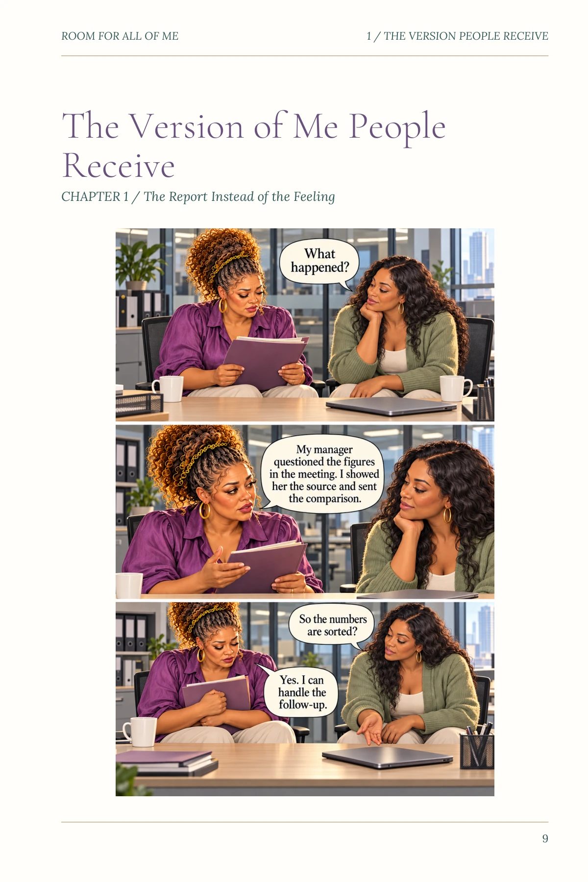 Room for All of Me — Comic: The Version People Receive