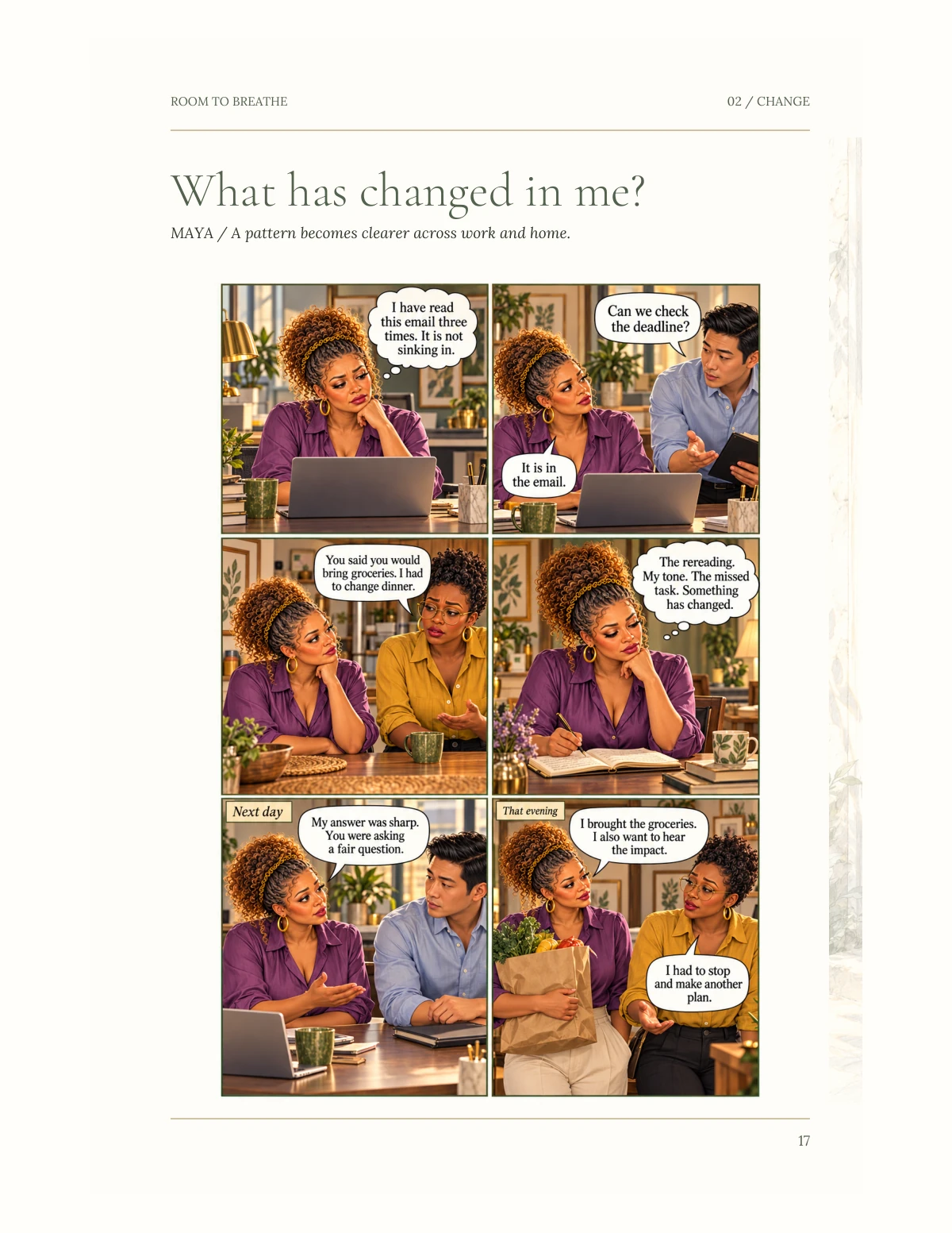 Room to Breathe — Comic / capacity scene