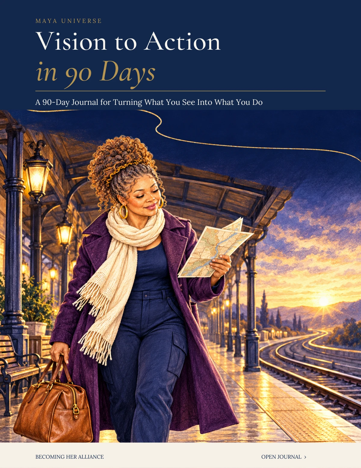 Vision to Action in 90 Days full-color front cover