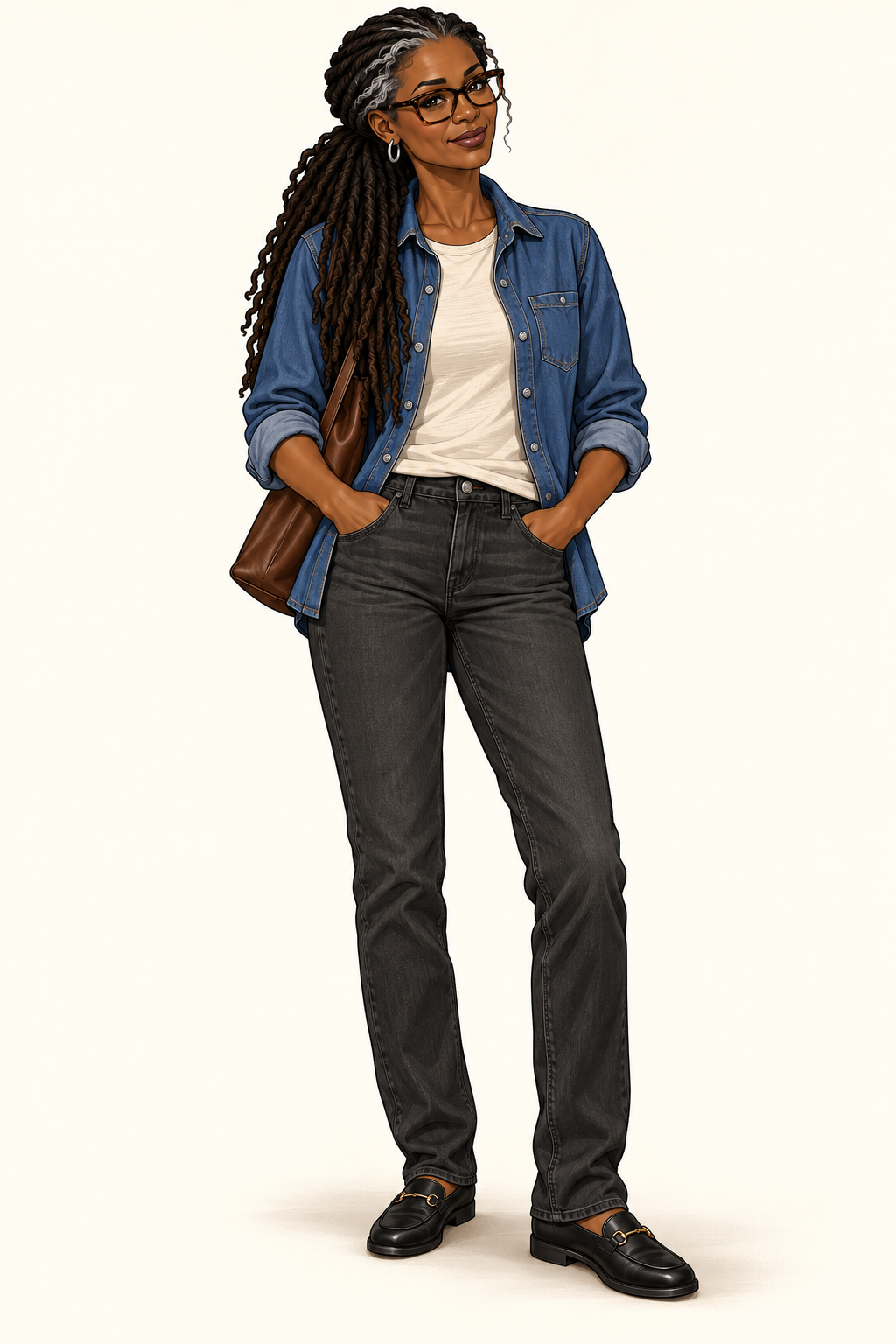 Full-body portrait of Max’s mother