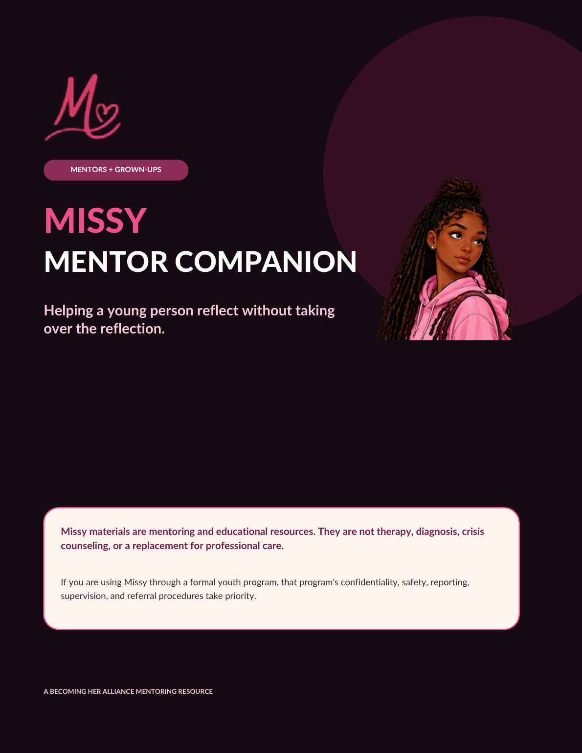 Missy Mentor Companion cover preview